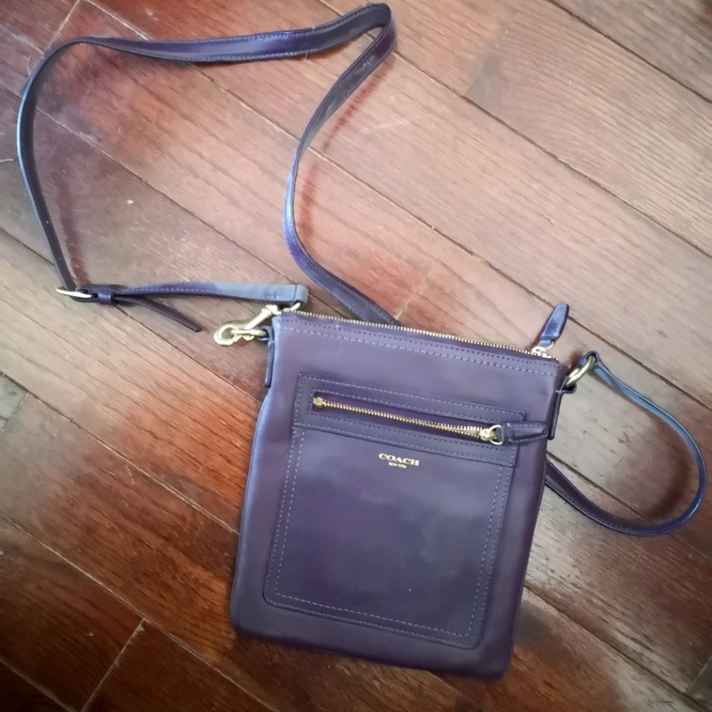 Coach purple purse